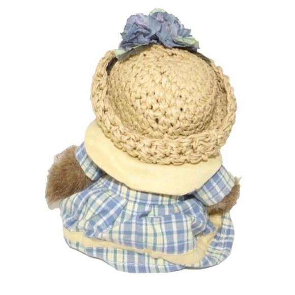 BOYDS BEARS Cecile Bearnet 91983 brown 6" teddy bear stuffed animal, plushie - Picture 2 of 2